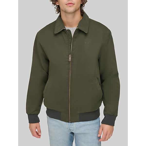 Dockers Men's Golf Bomber Jacket Olive - Size: XL