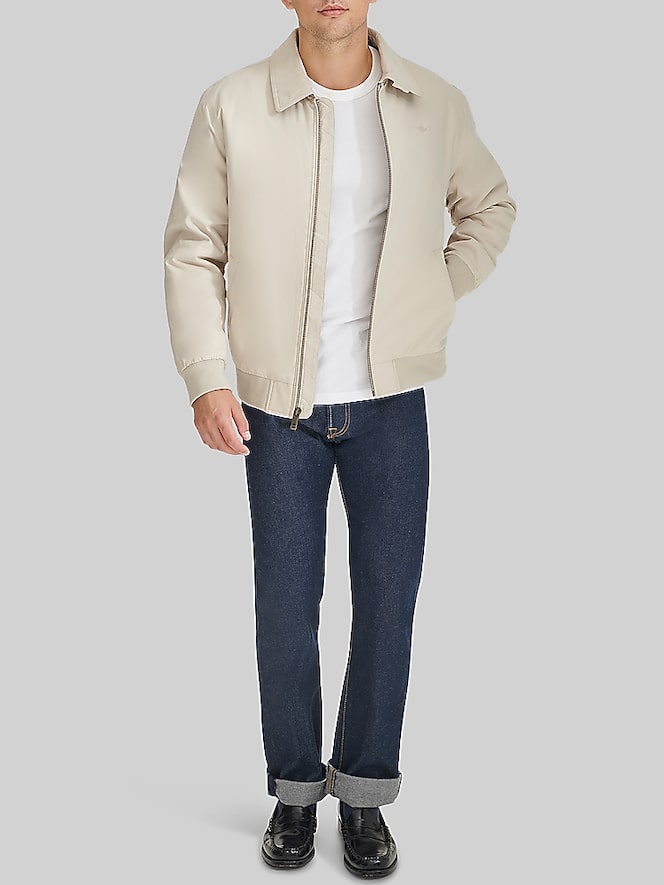 Dockers Golf Bomber Jacket, Khaki - Image 3 of 5