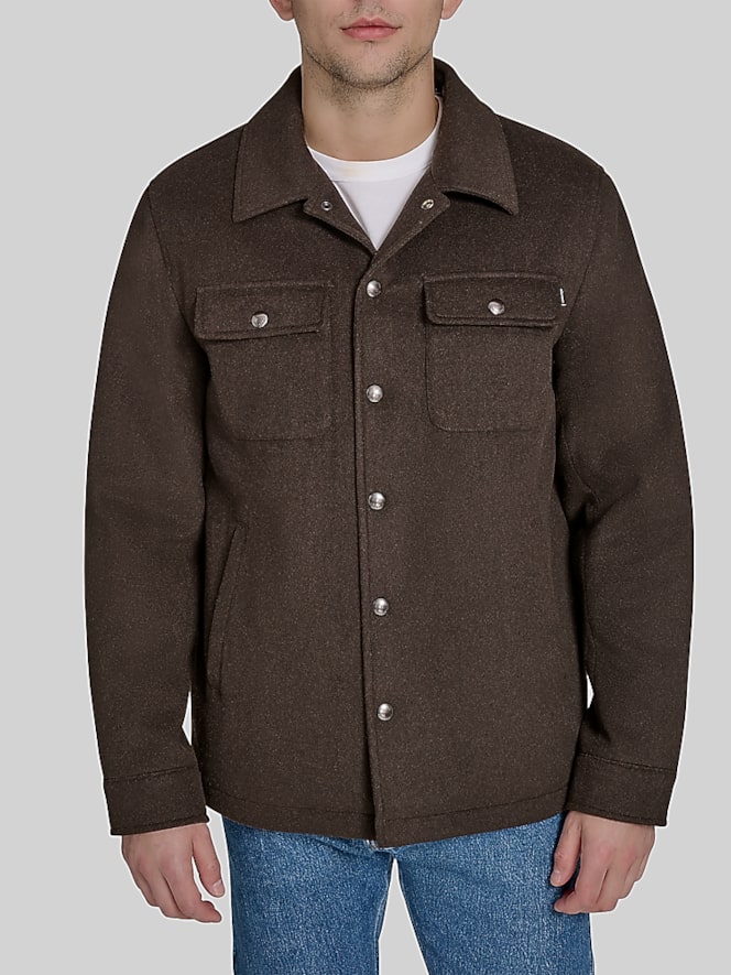 Dockers Wool Blend Sherpa Shacket
