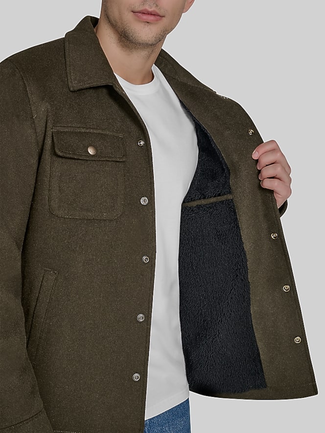 Dockers Shacket with Sherpa Lining