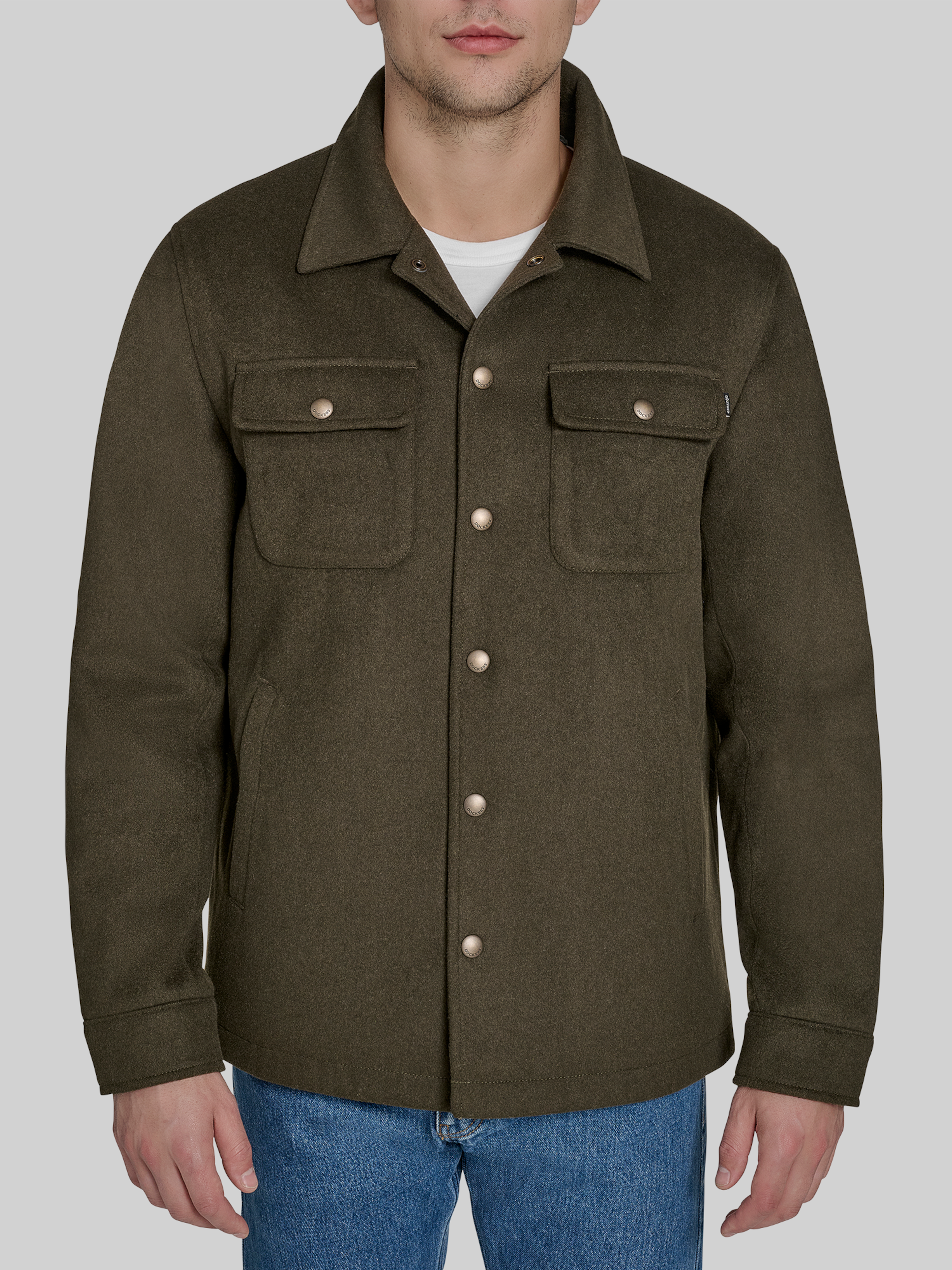 Shacket with Sherpa Lining