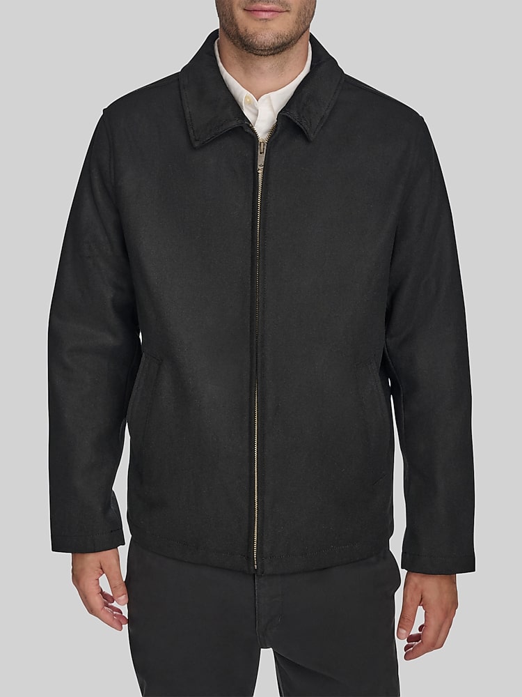 Dockers Short Cord Shortie Jacket, Black - Big & Tall | Casual Jackets