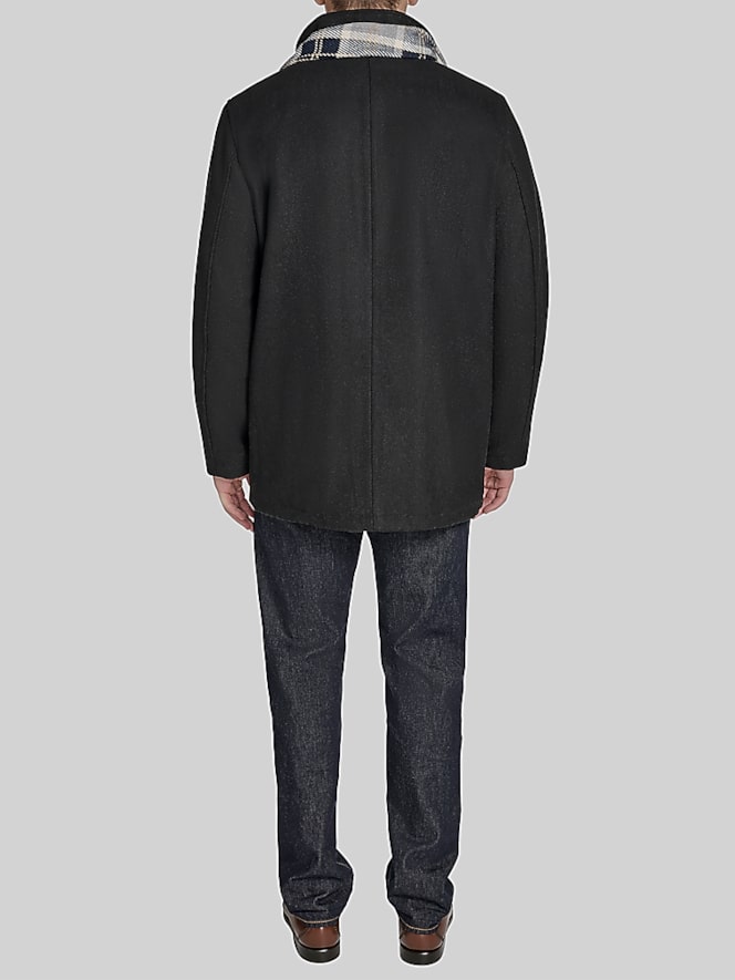 Dockers Wool Blend Walking Coat with Scarf