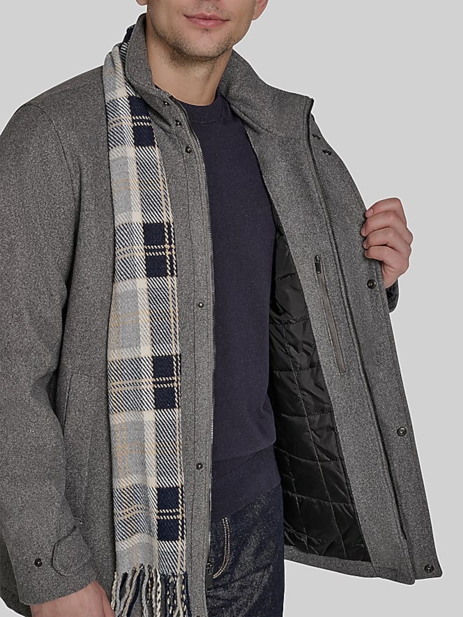 Dockers Walking Coat with Scarf