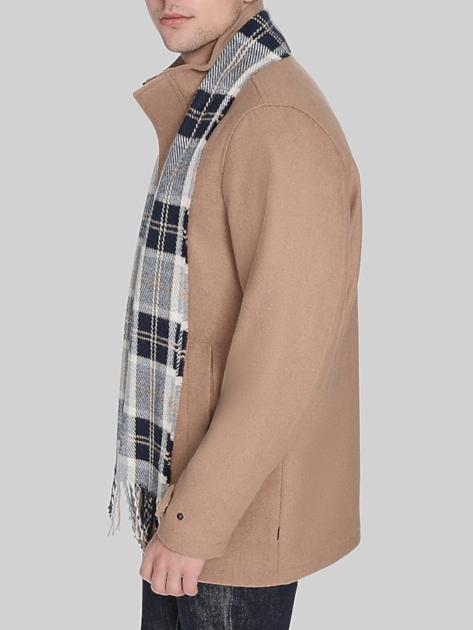 Dockers Walking Coat with Scarf, Camel - Image 5 of 6