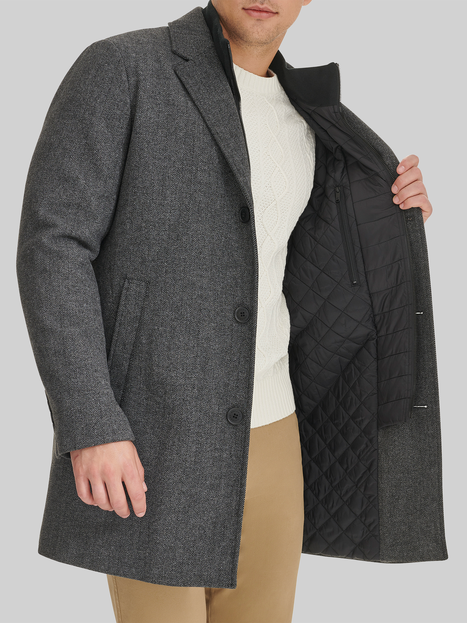 Topcoat with Bib