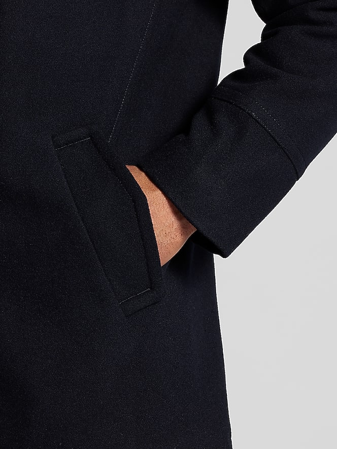 Joseph Abboud Peacoat with Detachable Bib