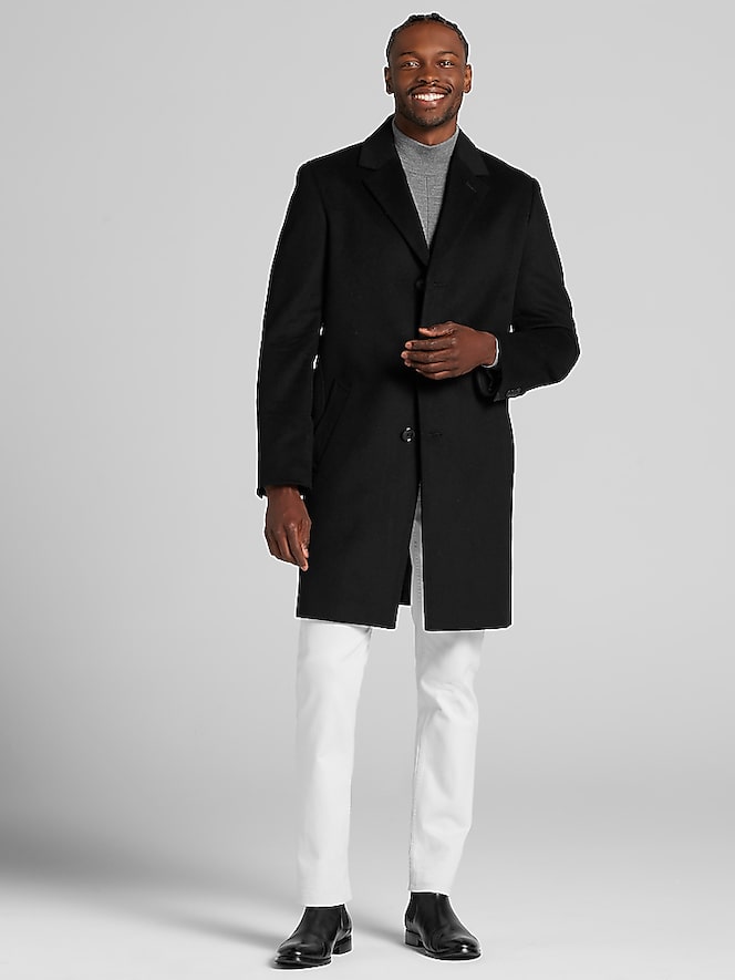Joseph Abboud Classic Fit Wool Overcoat