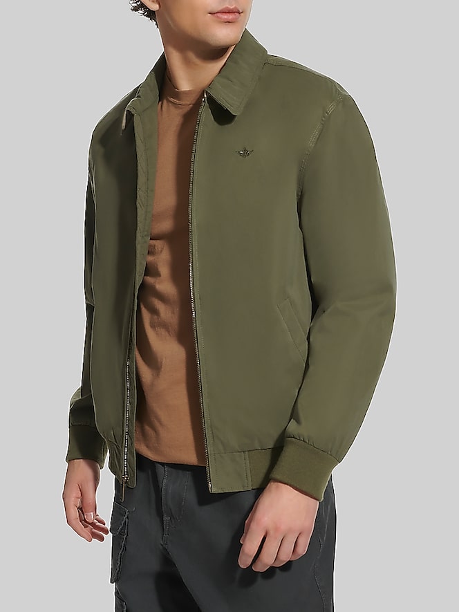 Dockers Microtwill Golf Bomber Jacket