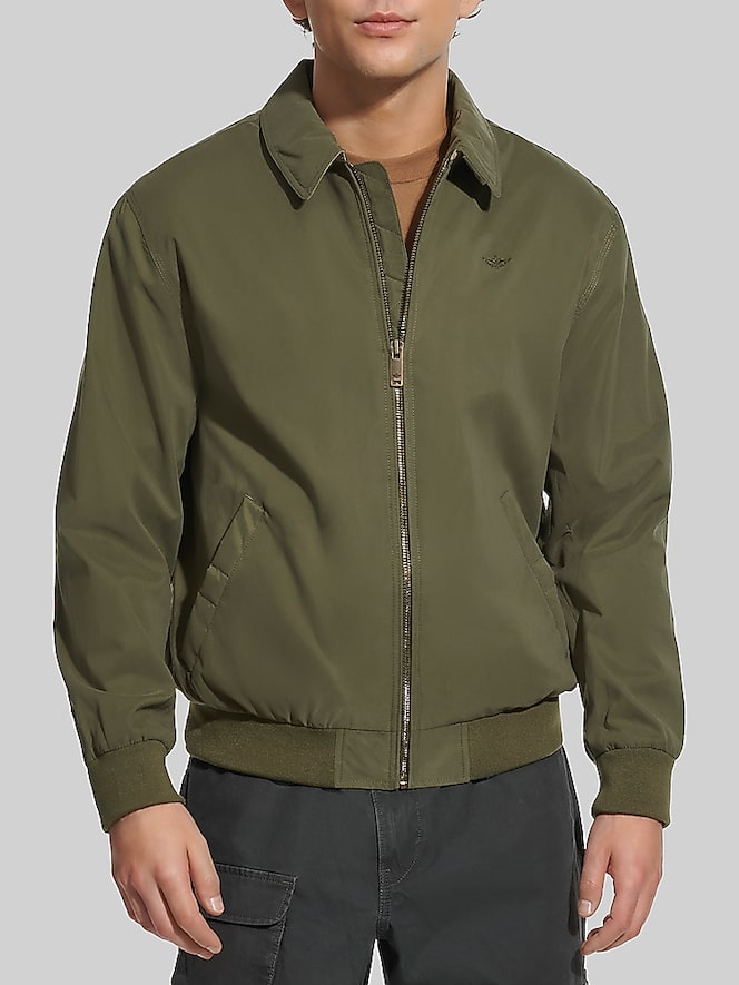 Dockers Microtwill Golf Bomber Jacket