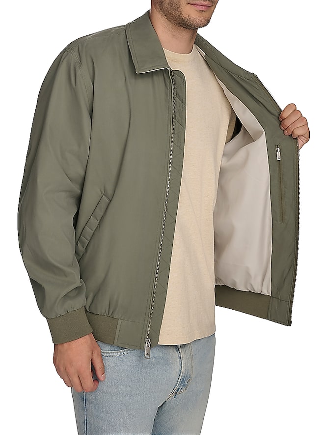 Dockers Microtwill Golf Bomber Jacket