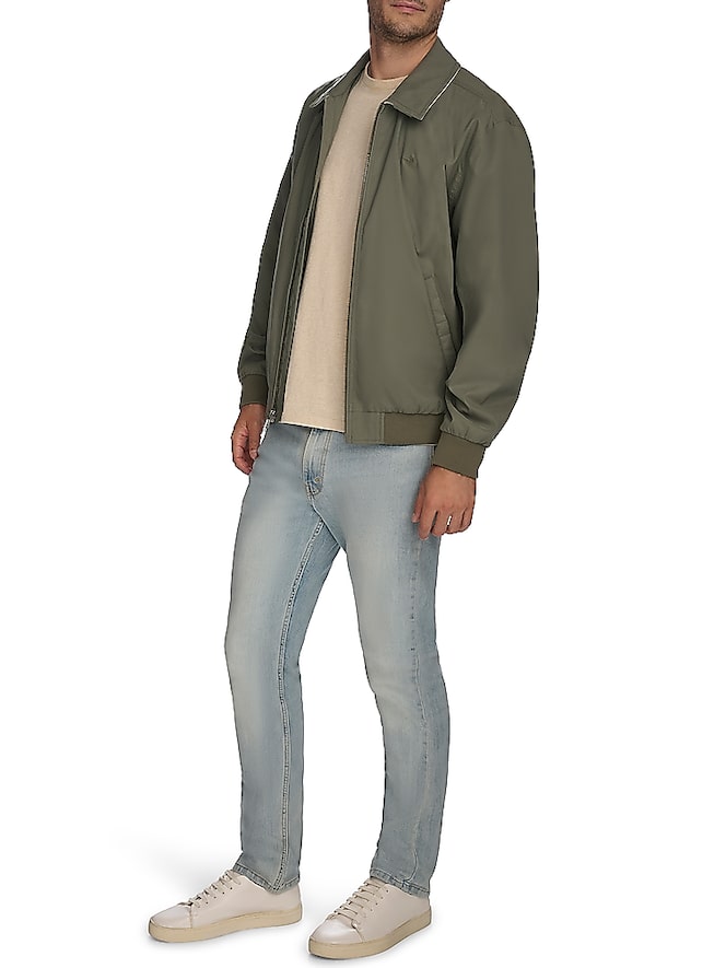 Dockers Microtwill Golf Bomber Jacket