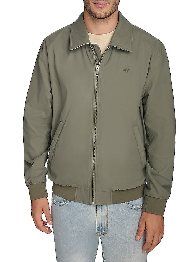 Dockers Microtwill Golf Bomber Jacket