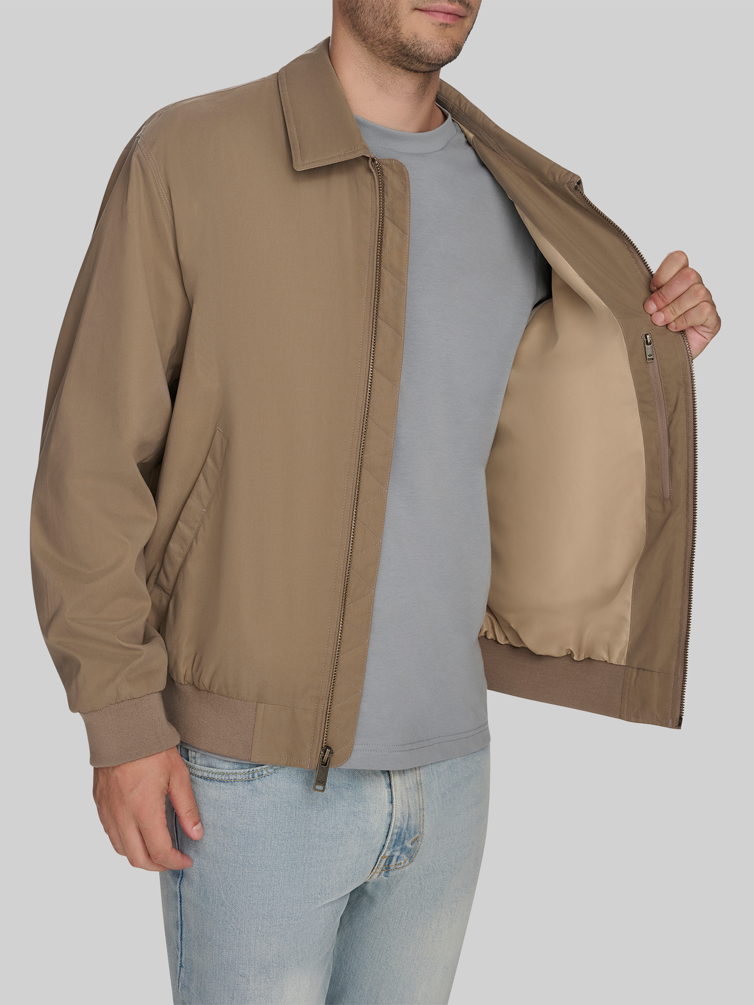 Microtwill Golf Bomber Jacket