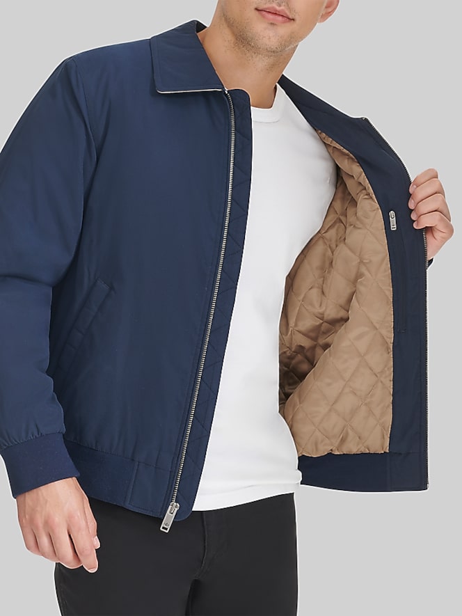 Dockers Water-Resistant Microtwill Golf Bomber Jacket