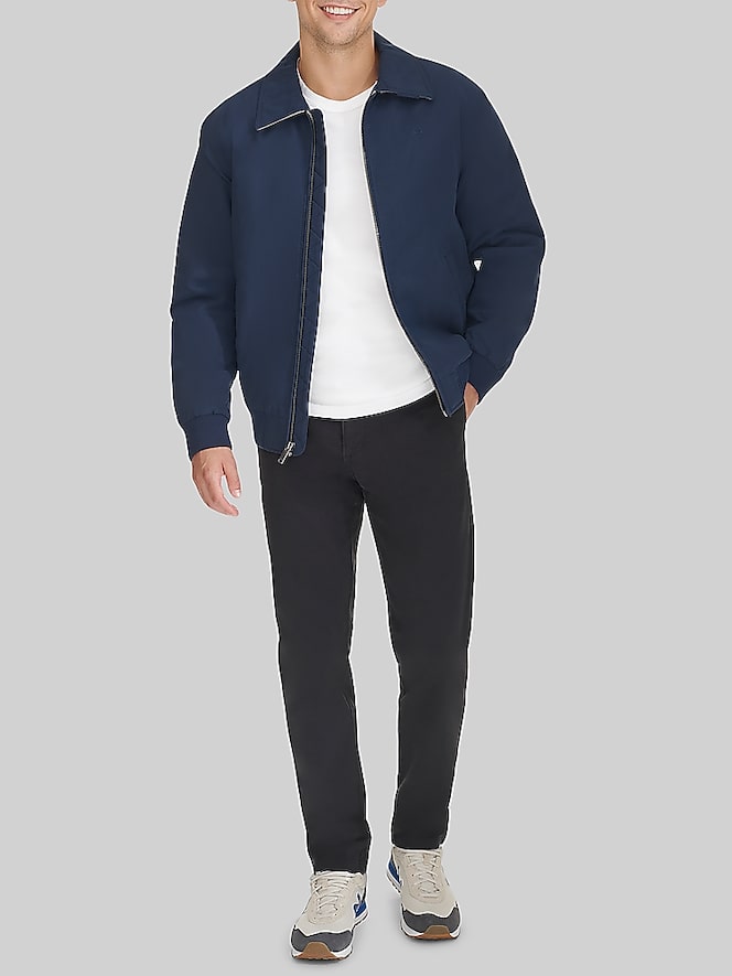 Dockers Water-Resistant Microtwill Golf Bomber Jacket