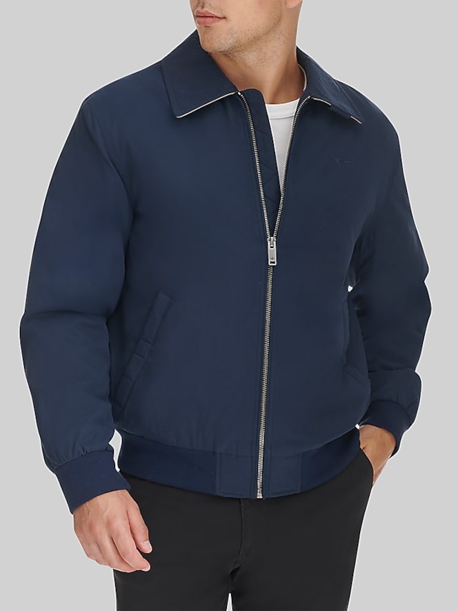 Dockers Water-Resistant Microtwill Golf Bomber Jacket