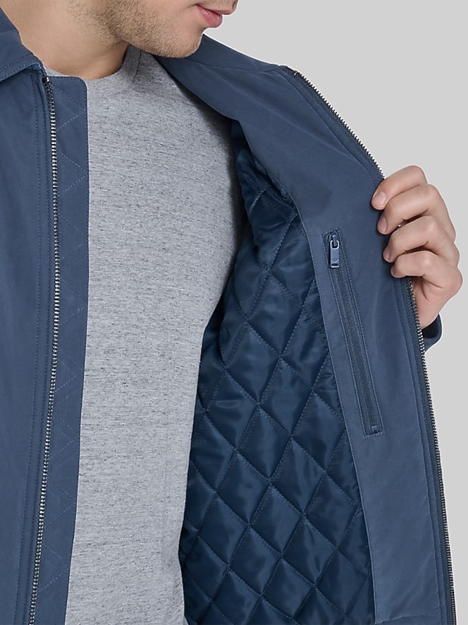 Dockers Water-Resistant Microtwill Golf Bomber Jacket, India Ink - Image 2 of 5