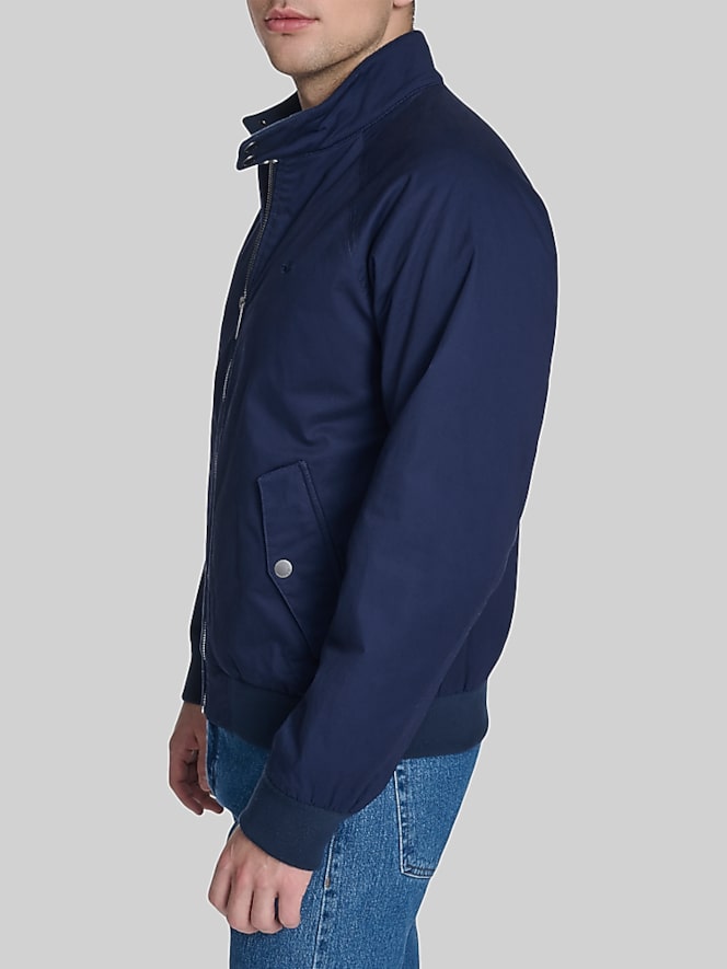 Dockers Cotton Twill Harrington Bomber Jacket, Navy Blazer - Image 5 of 5