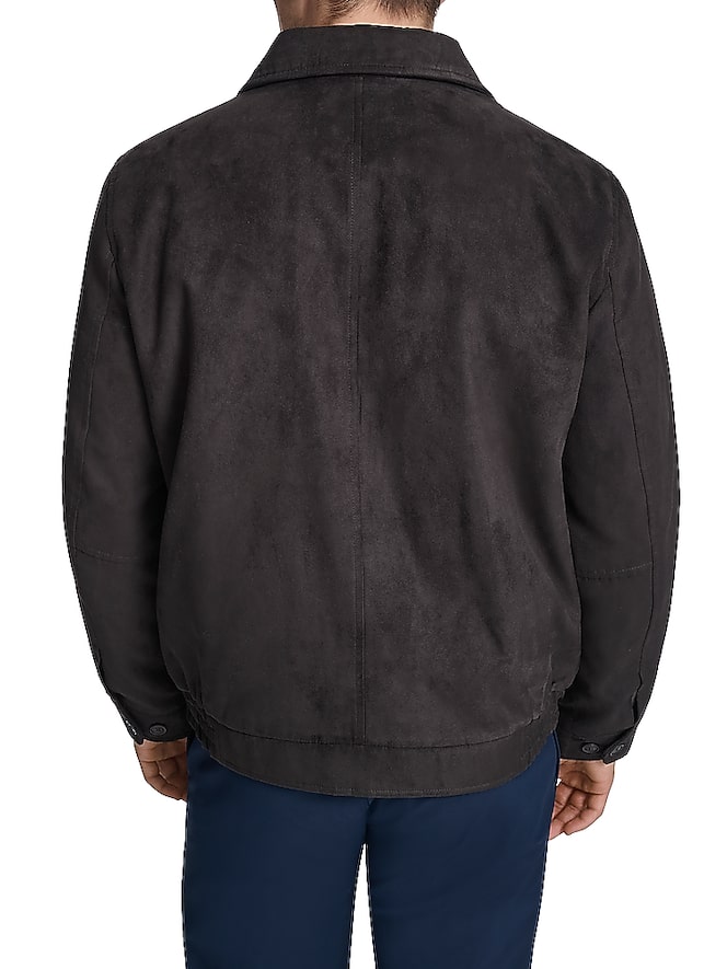 Dockers Faux Suede Laydown Collar Jacket