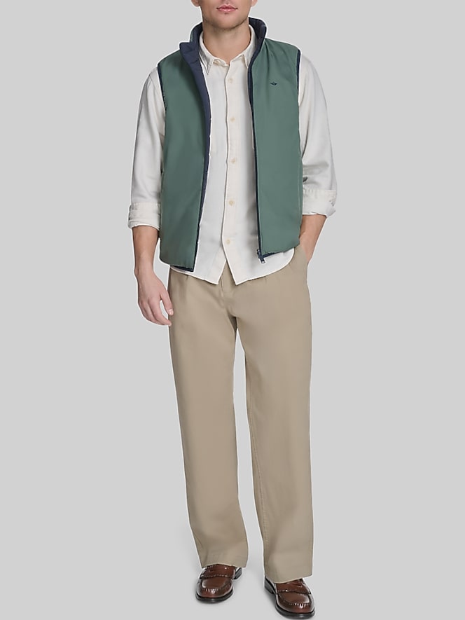 Dockers Regular Fit Packable Reversible Vest