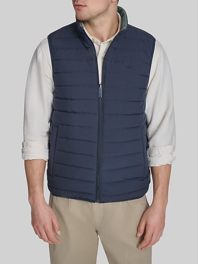 Dockers Regular Fit Packable Reversible Vest