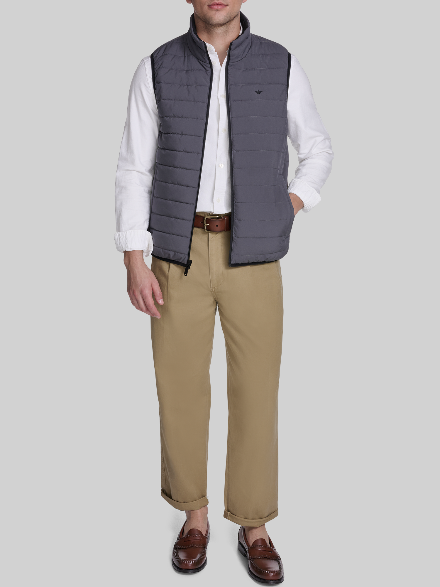 Regular Fit Packable Reversible Vest