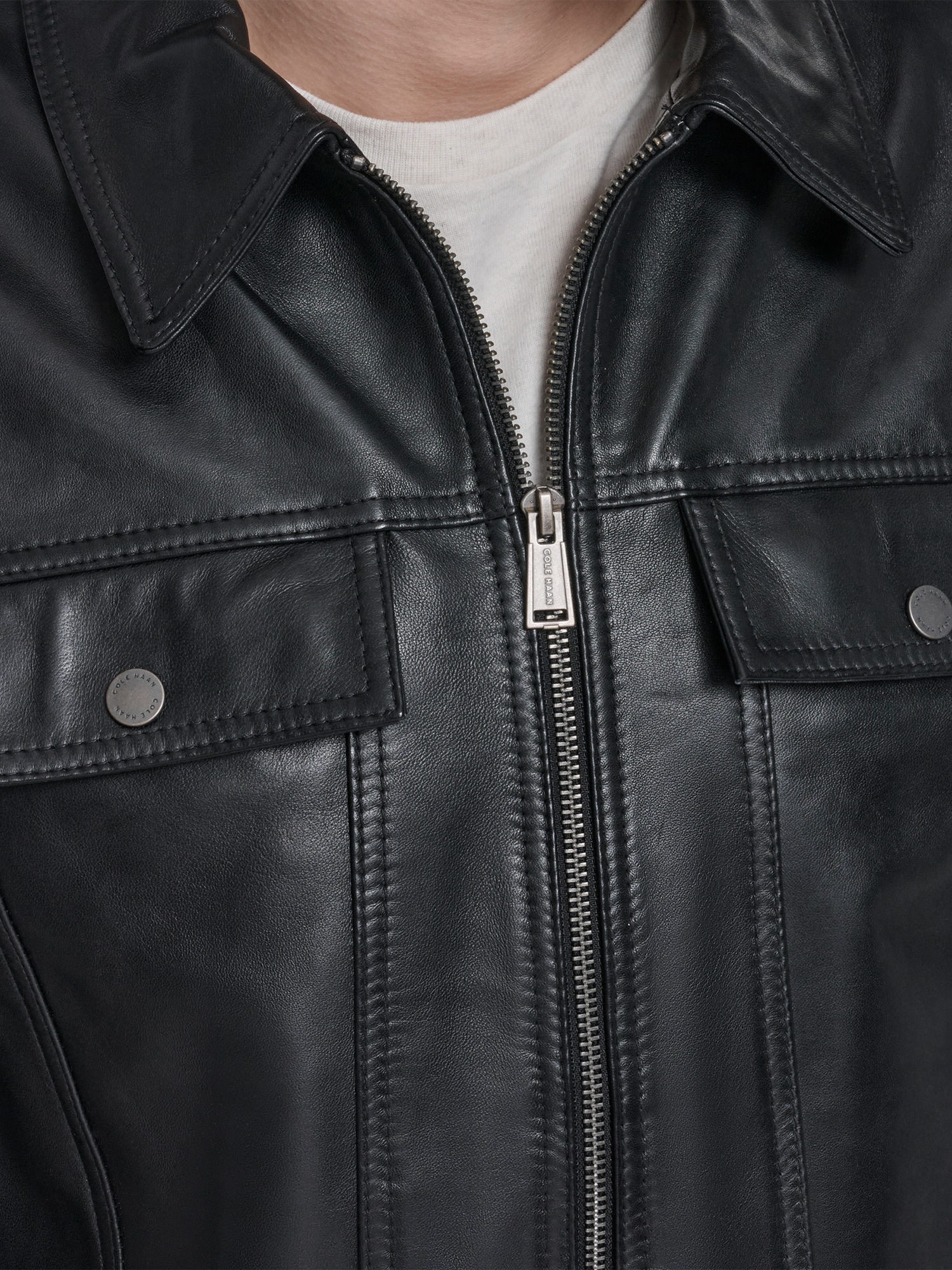 Leather Trucker Jacket