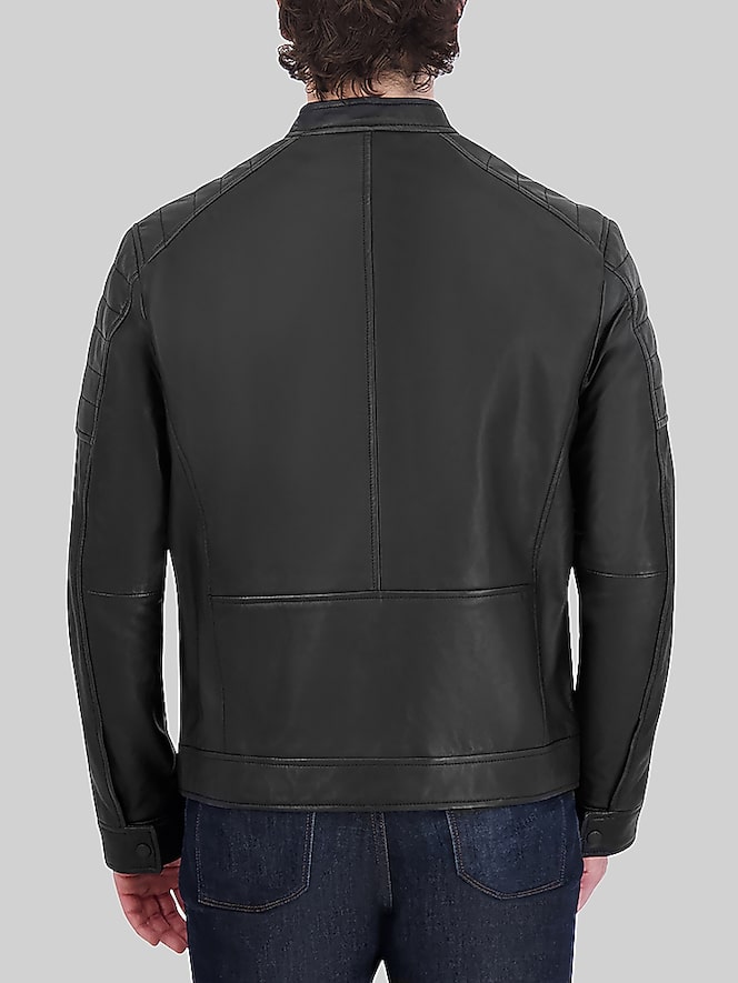 Cole Haan Cole Haan Washed Leather Jacket