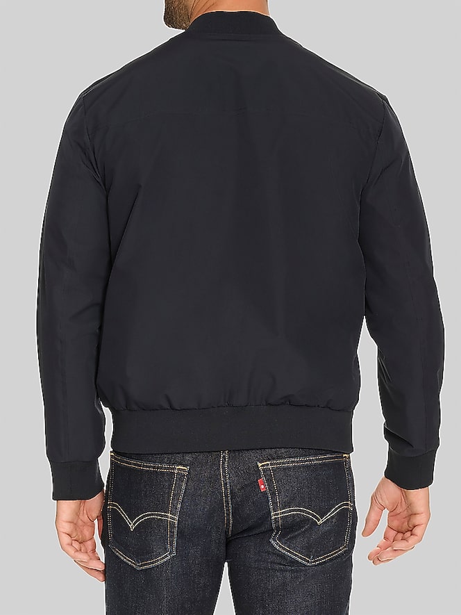 Cole Haan Regular Fit Bomber Jacket