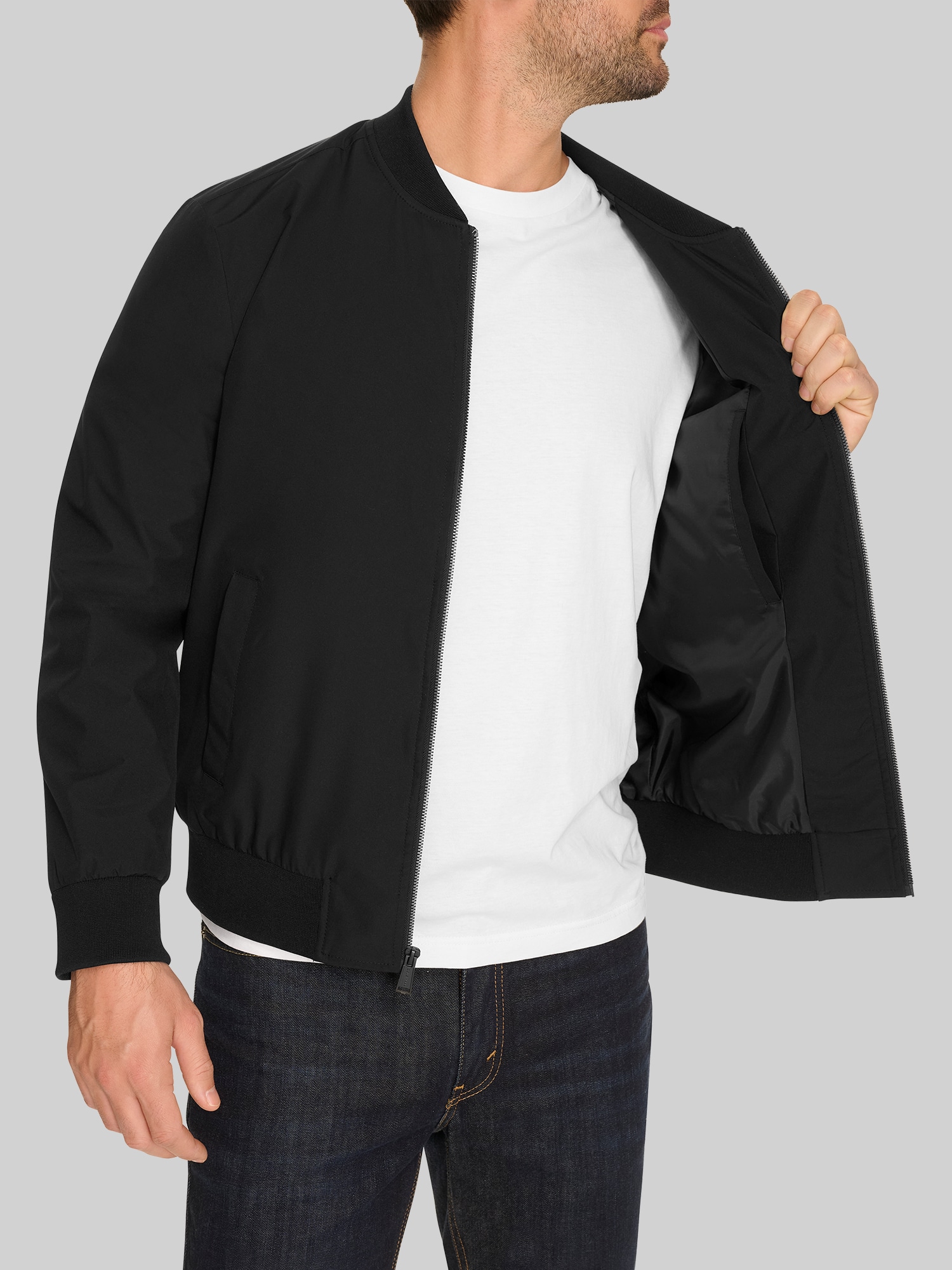 Regular Fit Bomber Jacket