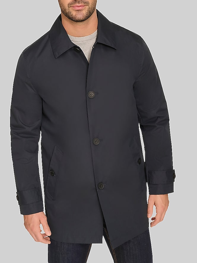 Cole Haan Mackintosh Regular Fit Rain Jacket