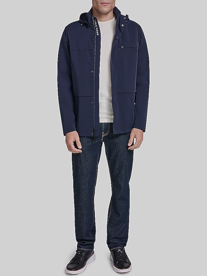Cole Haan Hooded Windbreaker Jacket