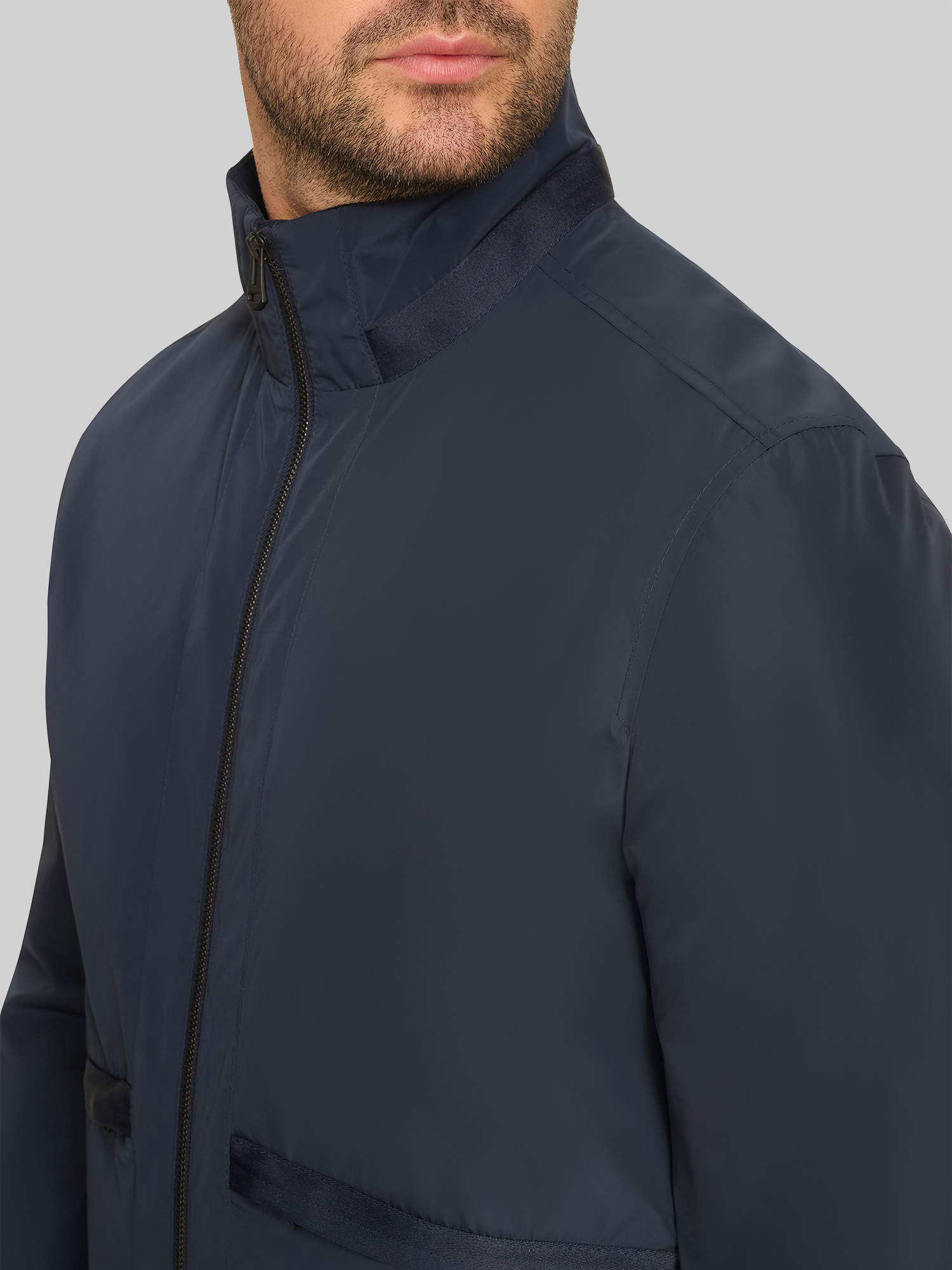 Stand Collar Rain Jacket