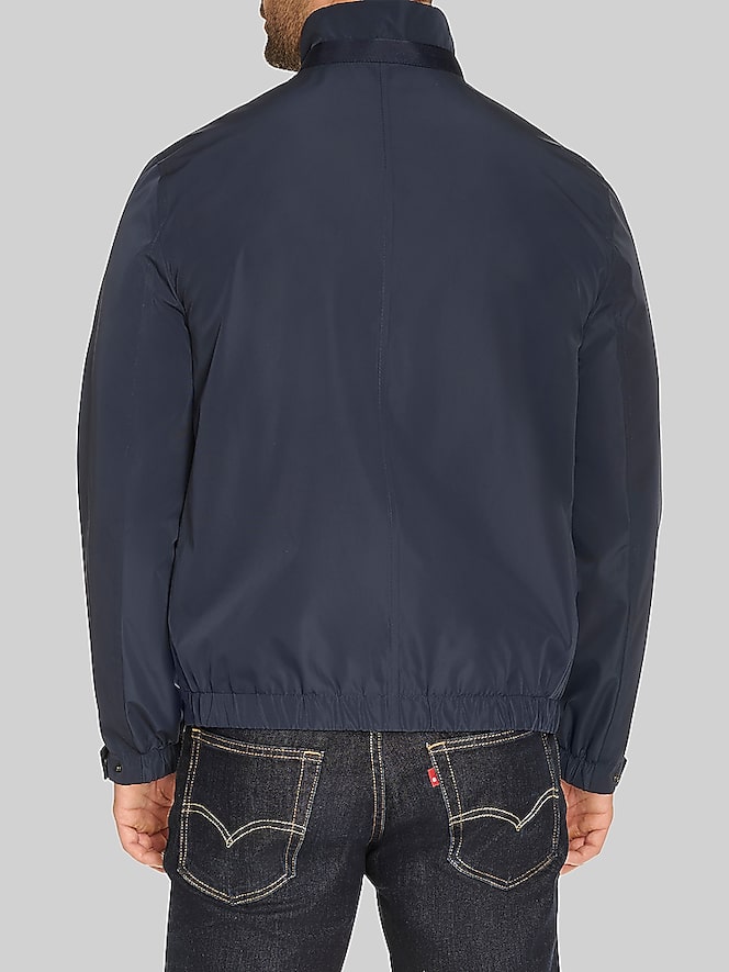 Cole Haan Stand Collar Rain Jacket