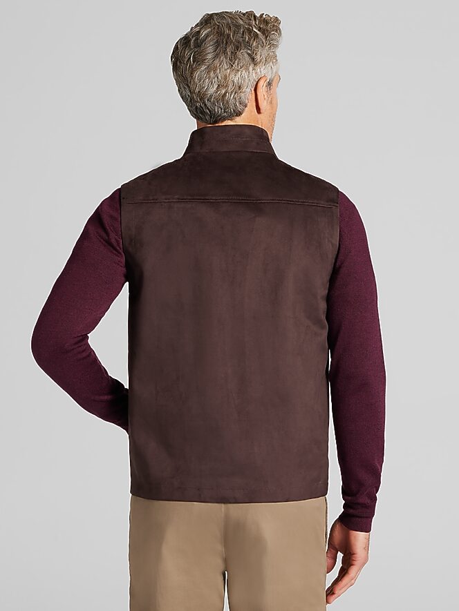 Joseph Abboud Faux Suede Vest