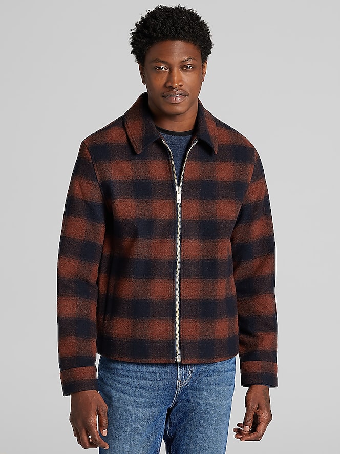 Joseph Abboud Plaid Ike Jacket