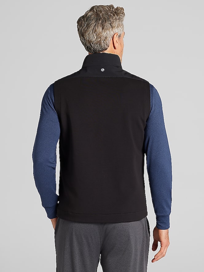 Awearness Kenneth Cole Modern Fit Quilted Vest With Knit Back
