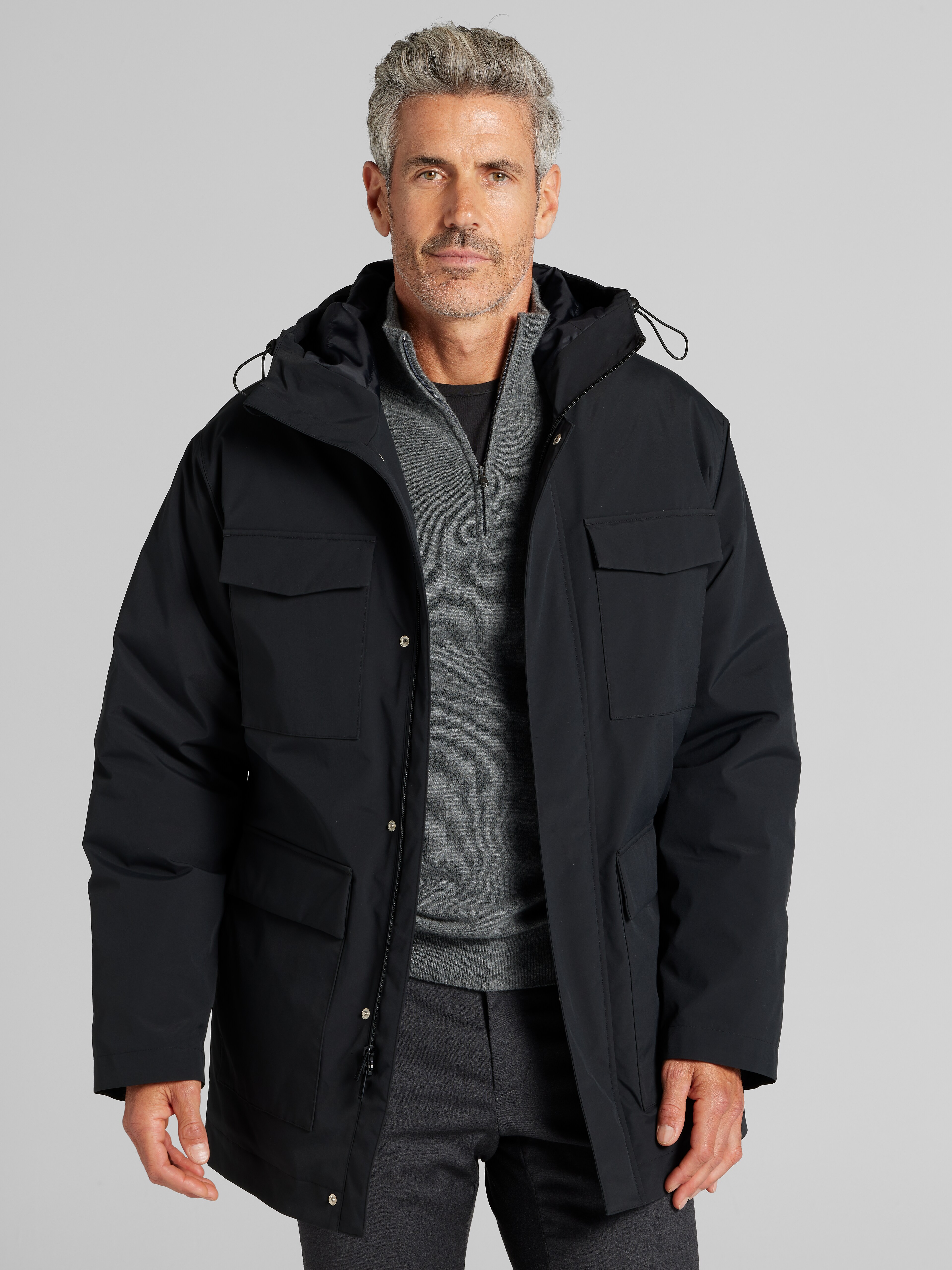 Water-Repellent City Parka