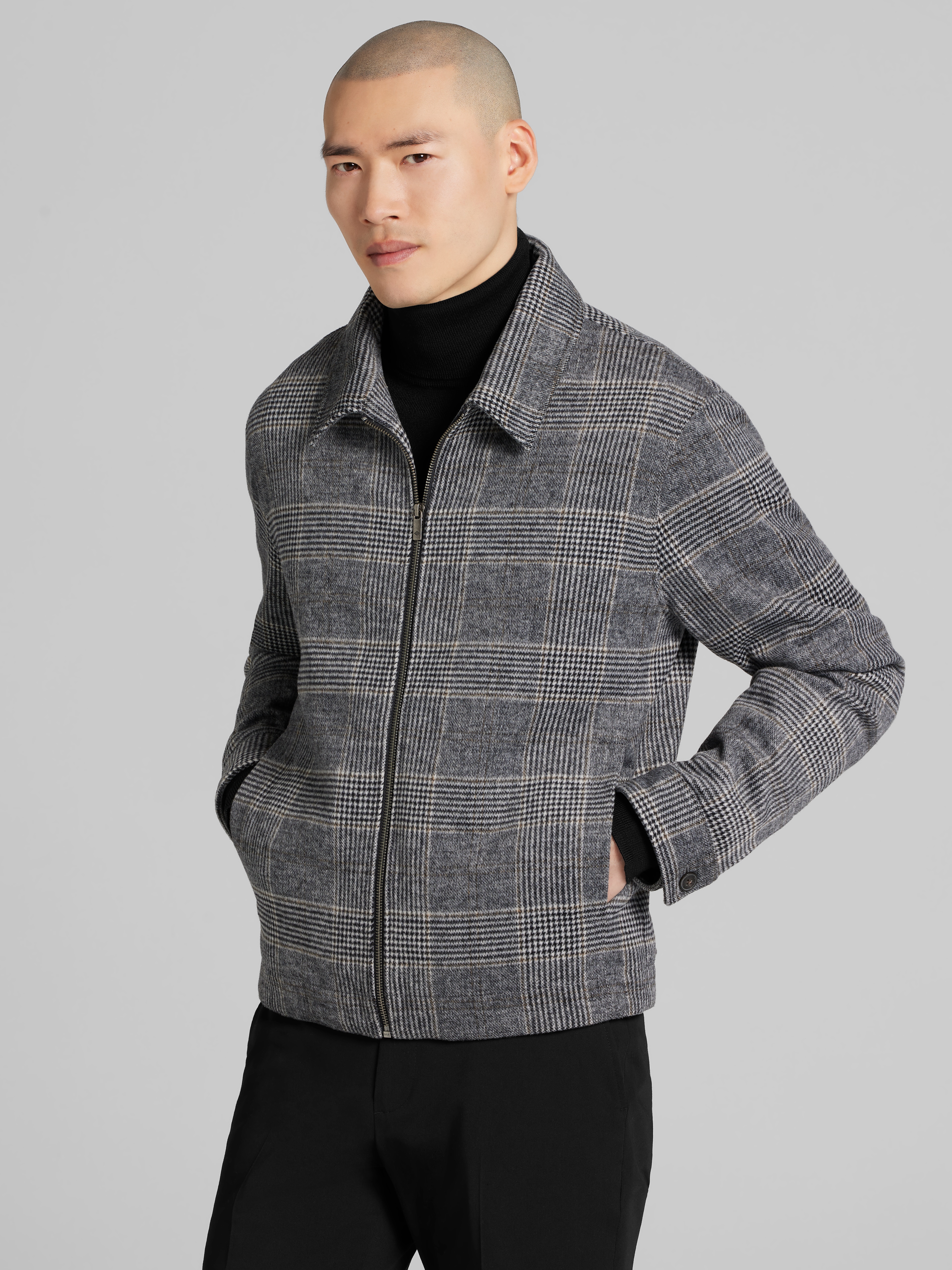 Glen Plaid Ike Jacket