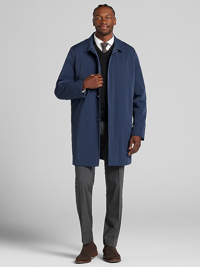 Joseph Abboud Modern Fit Stretch Raincoat
