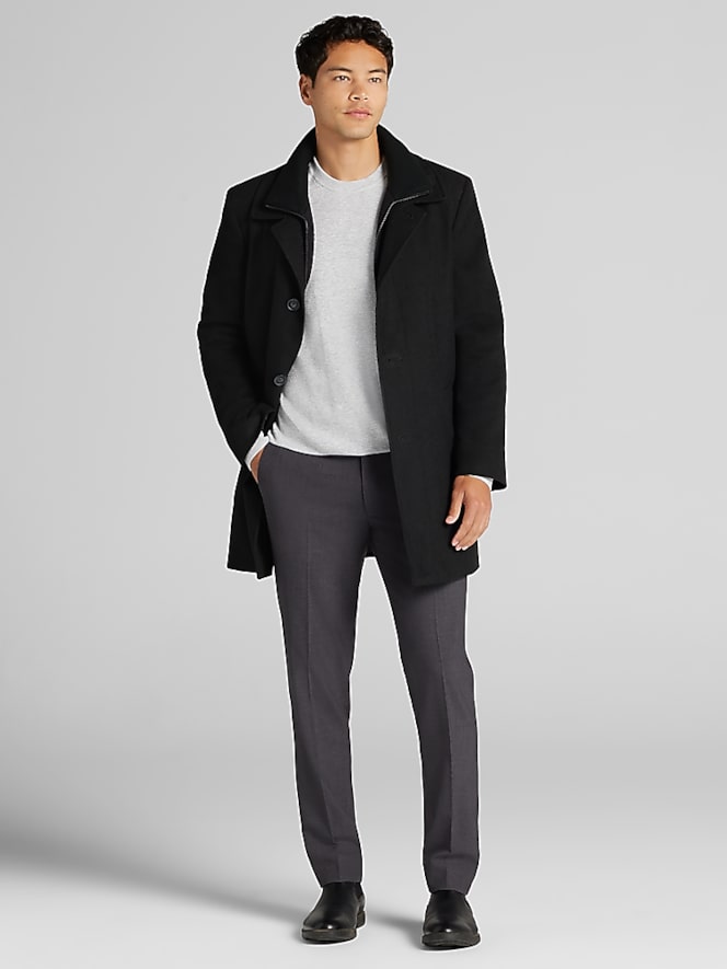 Calvin Klein Coleman Button Front Coat