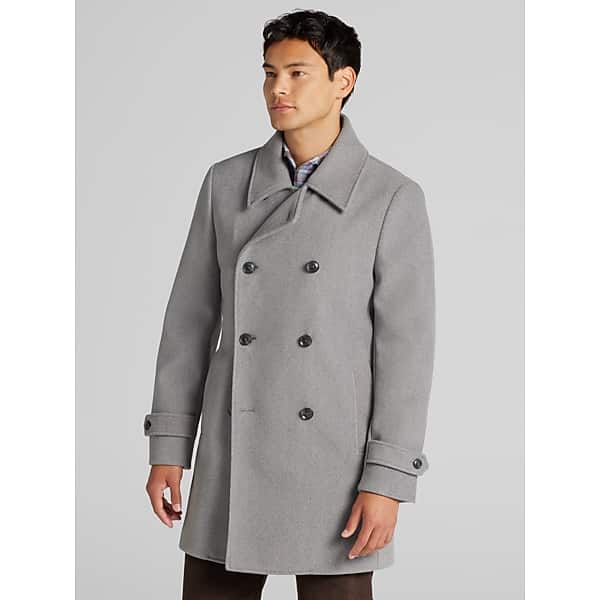 Tommy Hilfiger Men's Floyd Peacoat Light Grey - Size: 38 Short