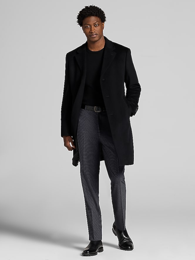 Michael Kors Kavon Wool Cashmere Blend Overcoat