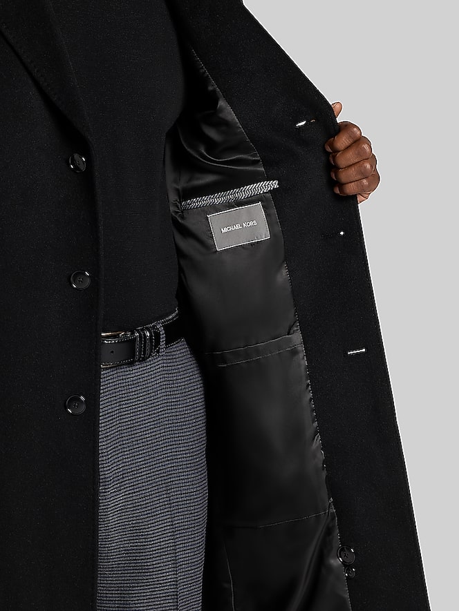Michael Kors Kavon Wool Cashmere Blend Overcoat