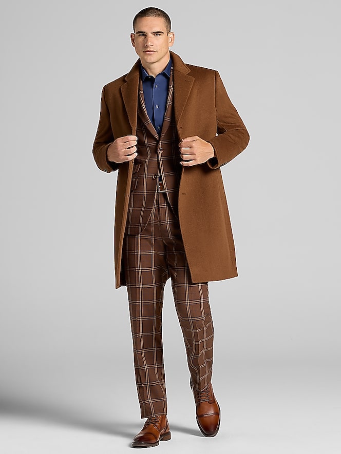 Michael Kors Kavon Wool Cashmere Blend Overcoat