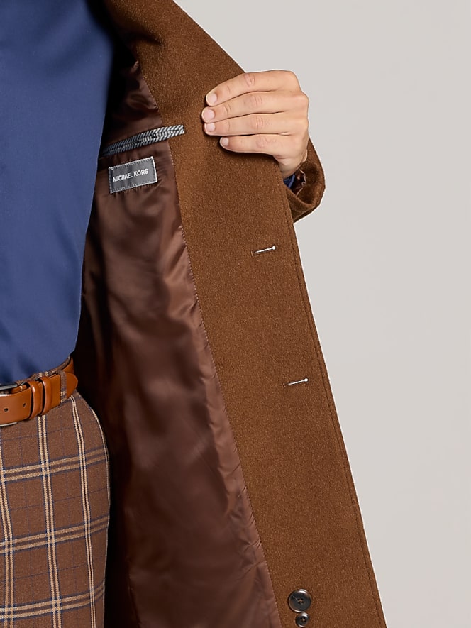 Michael Kors Kavon Wool Cashmere Blend Overcoat