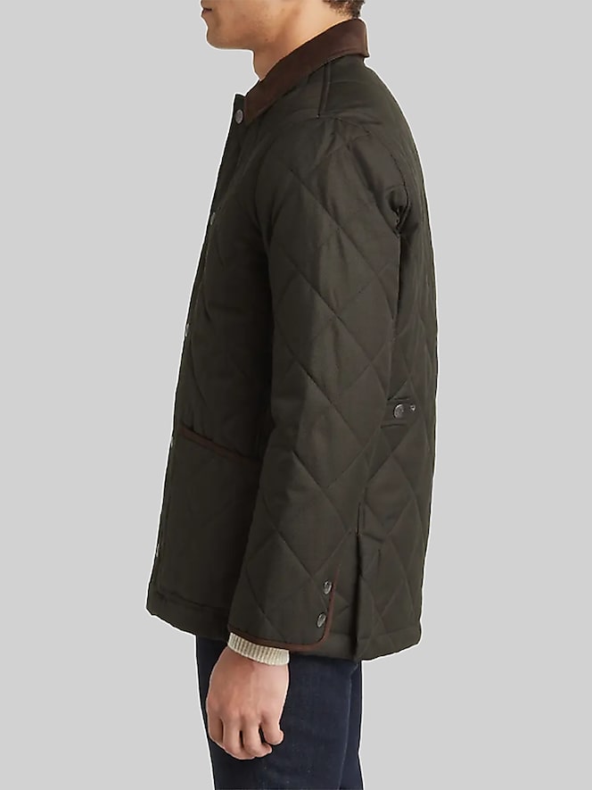 Hart Schaffner Marx Marx Erikson Coat, Olive - Image 4 of 4