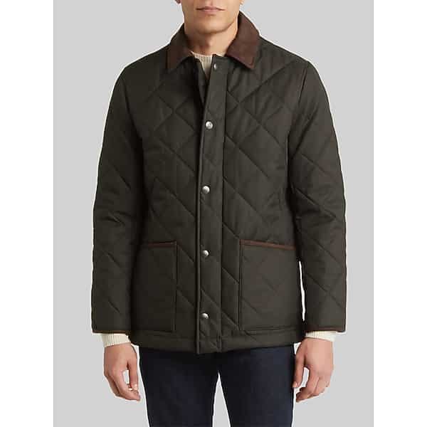 Hart Schaffner Marx Men's Marx Erikson Coat Olive - Size: Large