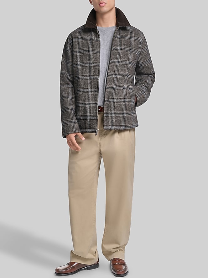 Dockers Wool Blend Laydown Collar Jacket